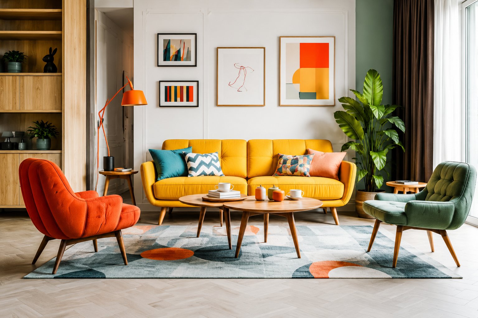 Furnished living room